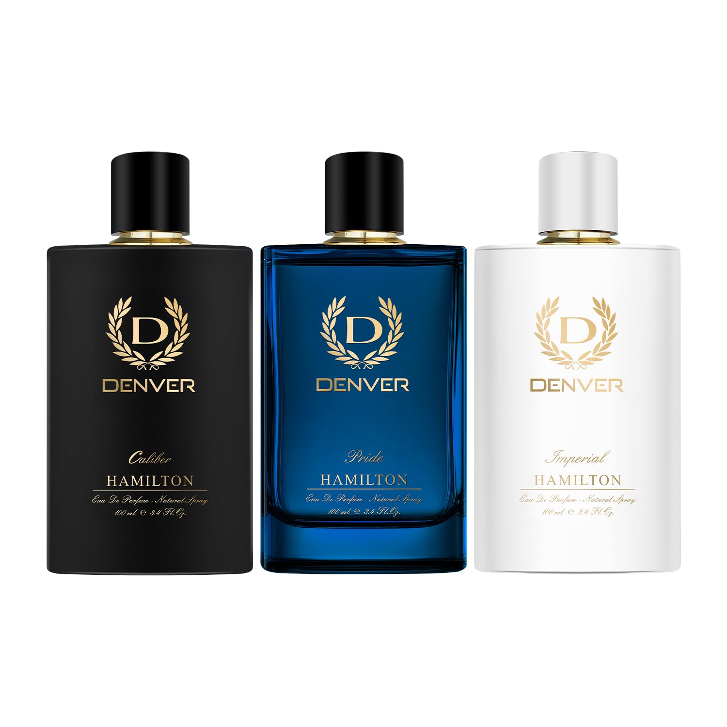 Denver Imperial, Caliber & Pride Perfume For Men - 100 ML Each, Pack of 3 | Long Lasting Fragrance | Eau De Parfum-image-27