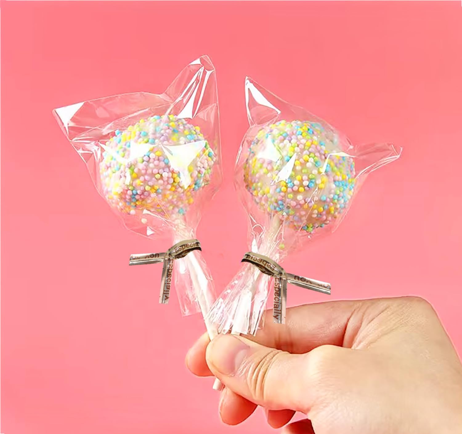 Mini Skater 4" Metallic Twist Ties Foil Bread Ties for Packaging Bakery Candy Goodies Cookies Gift Cellophane Treat Bags Christmas Wedding Party Favor Supplies,500Pcs (Rose Gold) image 5