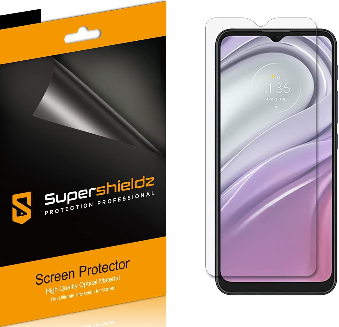 Supershieldz (6 Pack) Designed for Motorola Moto G Pure Screen Protector, High Definition Clear Shield (PET)