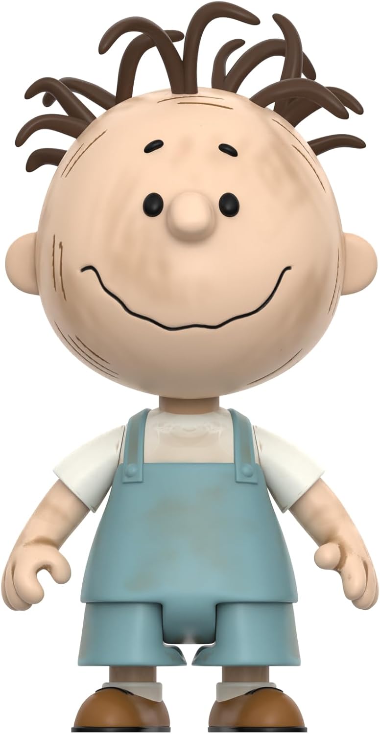 Super7 Reaction Figure Peanuts Pigpen - 3.75" Peanuts Action Figure - Classic Cartoon Collectibles and Retro Toys
