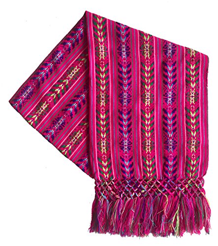 ALKIMIA INC Mexican Handmade Colorful Rebozo Shawl