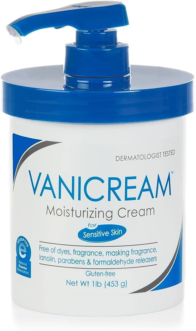Vanicream Moisturizing Skin Cream with Pump Dispenser - Moisturizer for Those with Sensitive Skin - 16 fl oz