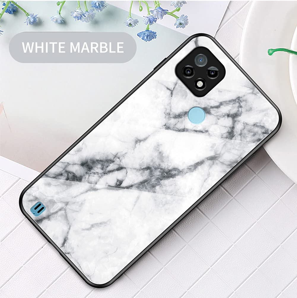 MingMing Custodia per Realme C21 Slim Cover Posteriore in