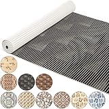 Weichschaummatte Badematte Bad Dusche WC Vorleger Teppich Antirutsch Badläufer 3D Muster Schwarz 100x65cm