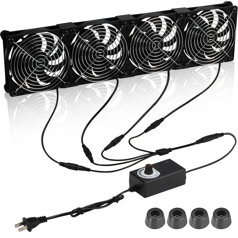 Pool Cue Wax GDSTIME 4x120mm AC Powered Computer Fans | Variable Speed ...
