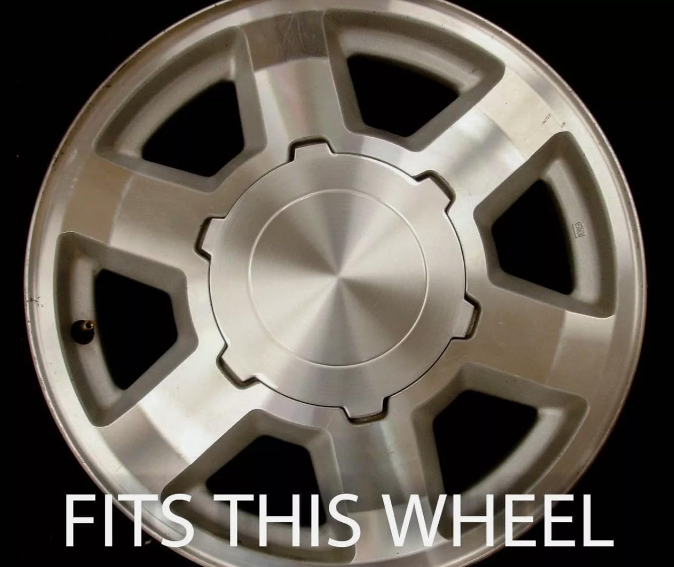 4pcs 2004-2007 for GMC Sierra Yukon XL Wheel AM Center Hub Caps 9594521 Alloy(Silver 4PCS)