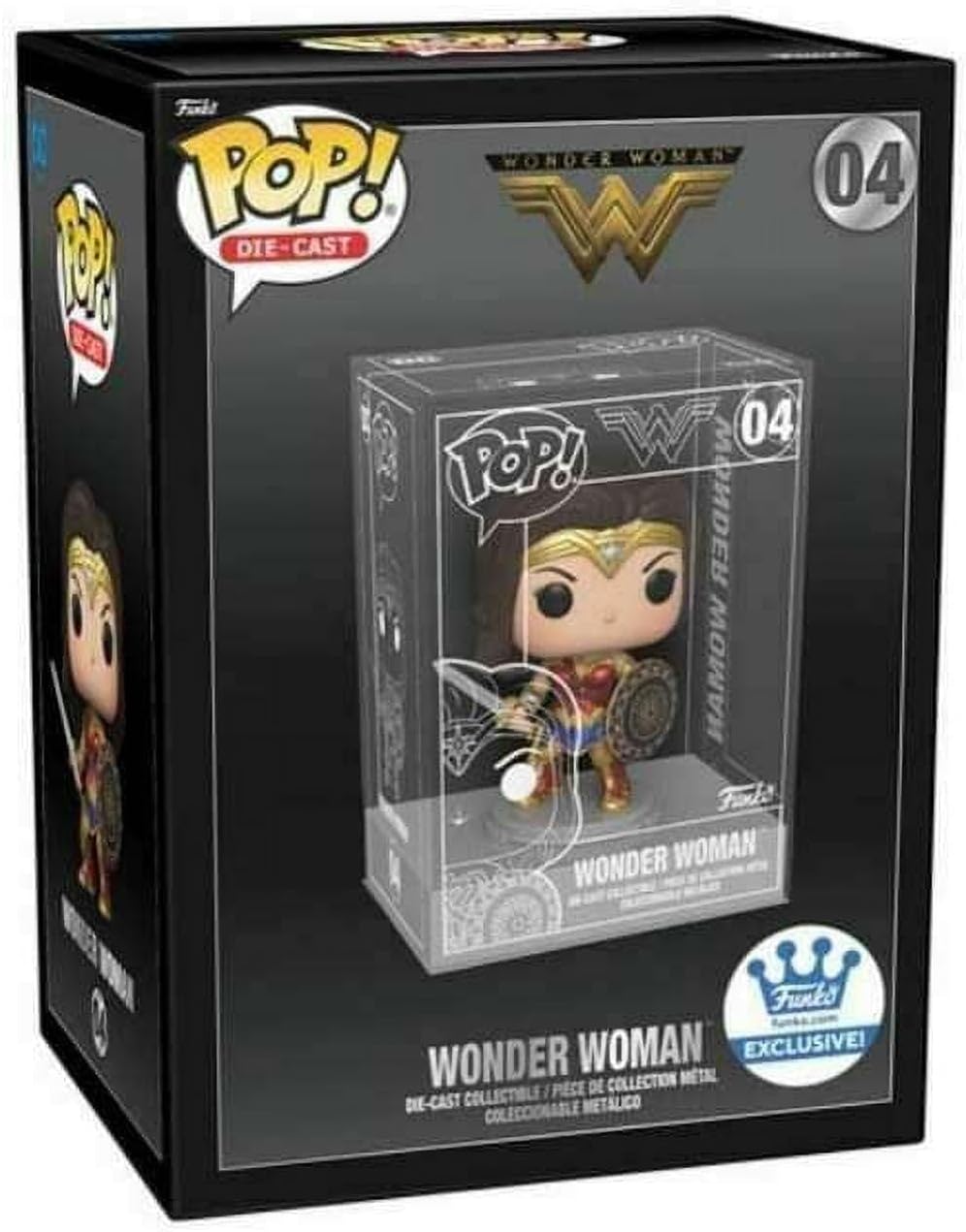 Funko POP! Die Cast Wonder Woman with Sword & Shield