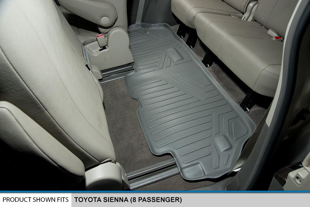 SMARTLINER Custom Fit Floor Mats 3 Row Liner Set for 2013-2020 Toyota Sienna - Image 5