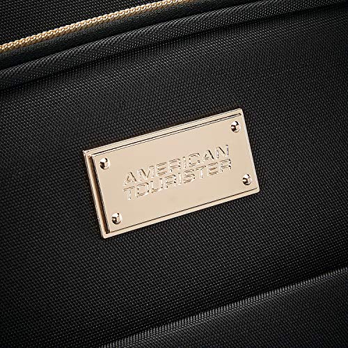 American Tourister Belle Voyage Softside Luggage With Spinner Wheels, Black, Checked-Medium 25-Inch #TOP6