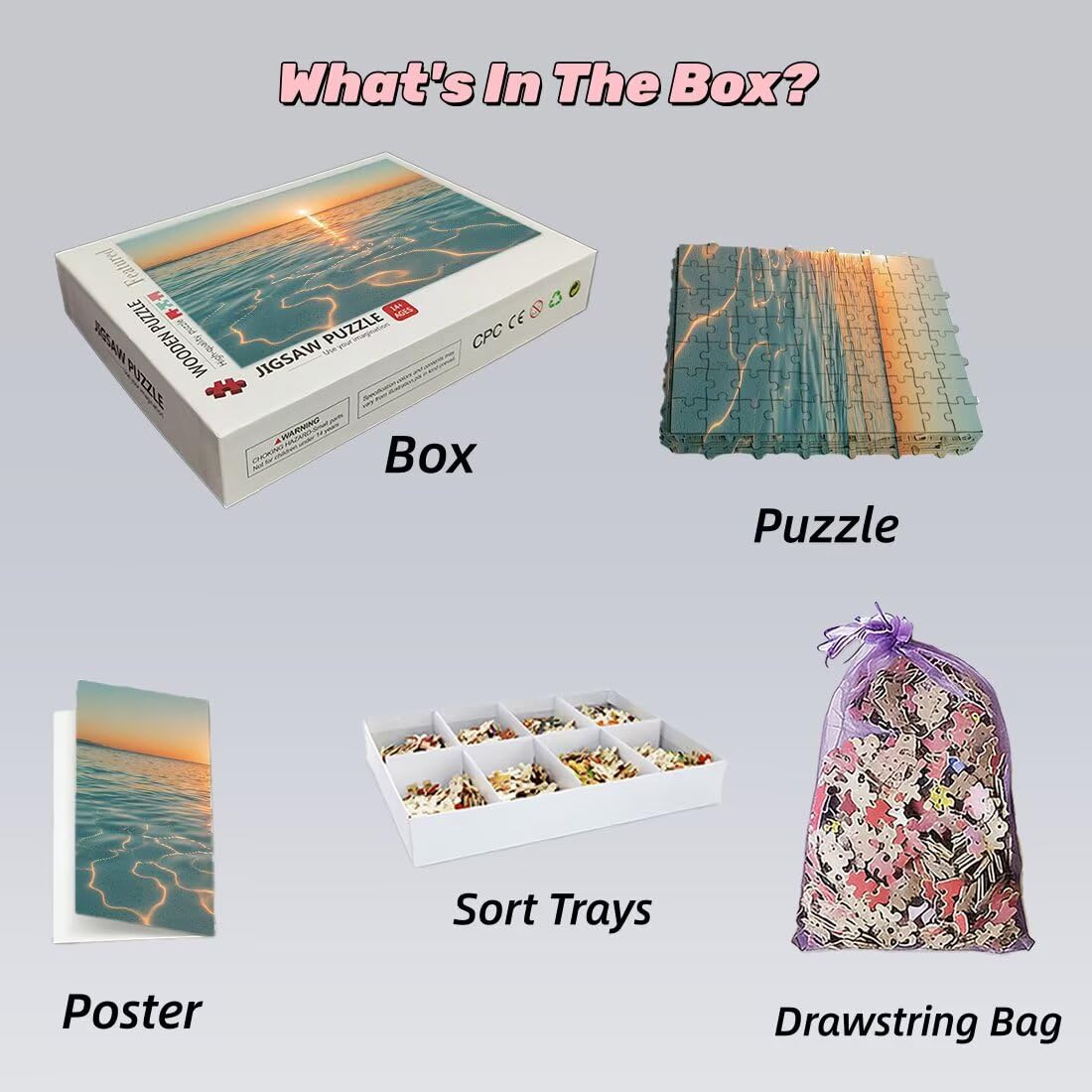 4000 puzzli dla dorosłych, puzzle krajobrazowe dla dorosłych 4000, niemożliwe puzzle, klasyczne wymagające gry edukacyjne, drewniana gra dla rodzin, prezenty dekoracyjne, motyw: ocean -2102