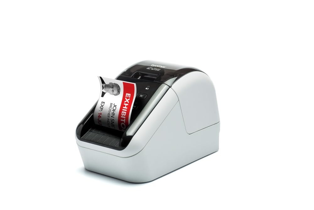 Brother QL810WC Drukarka Etykiet Wi-Fi AirPrint Dwukolorowa Czerwono-Czarna
