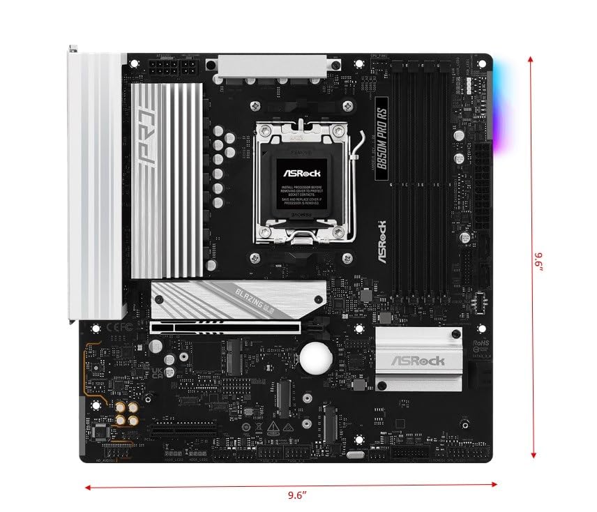 Amazon | ASRock B850M Pro RS Micro-ATX AM5 マザーボード AMD Ryzen