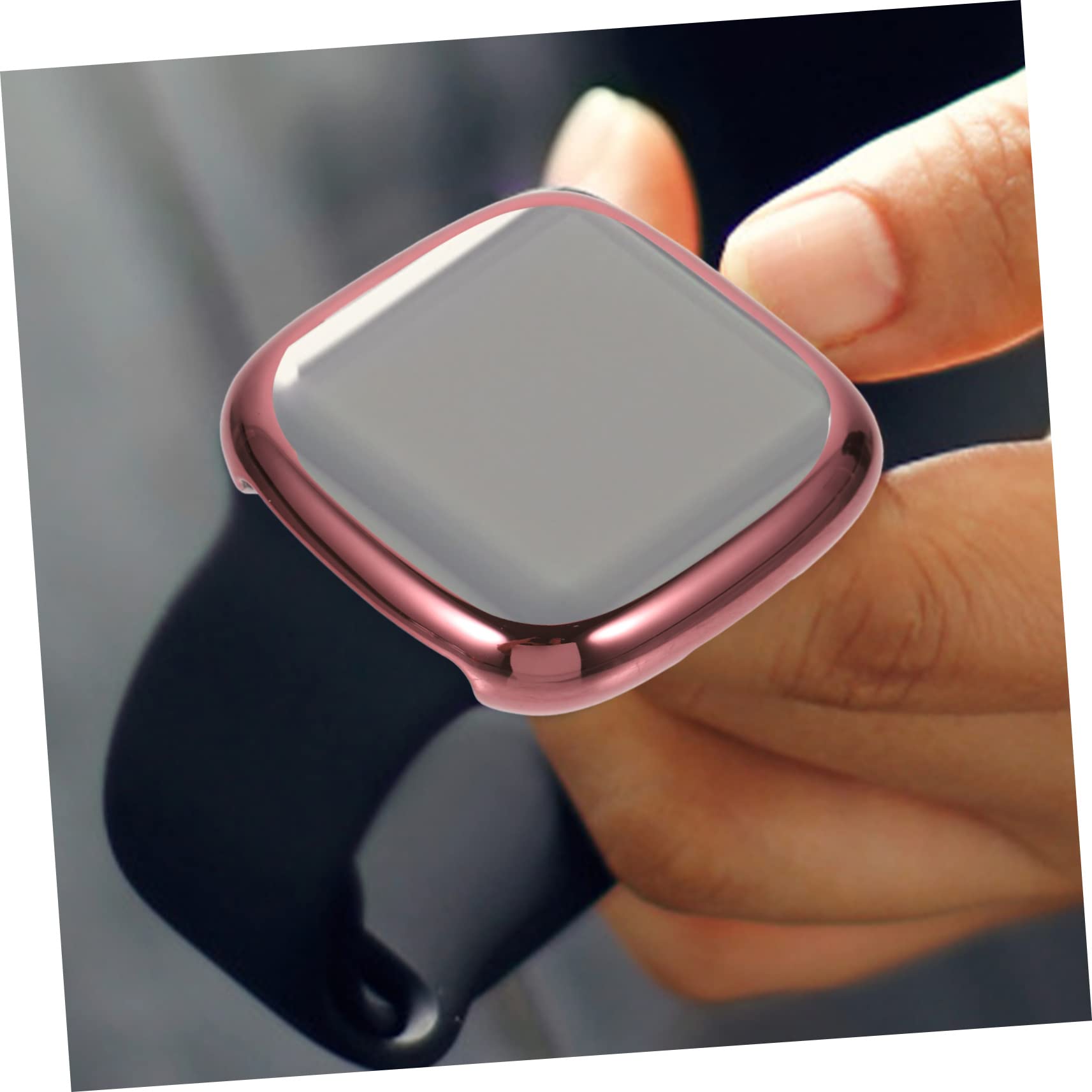 Angoily 20pezzi Custodia Protettiva Trasparente Per Smartwatch Sense Da Trasparente Protezione Completa Resistente Graffi e Urti Facile Accesso Tasti e Funzioni
