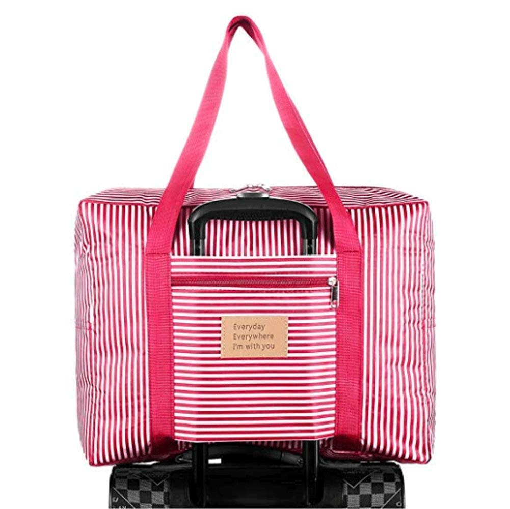 plenzoNylon Multi-Color Travelling Foldable Waterproof Large Capacity Travel Bag, Unisex