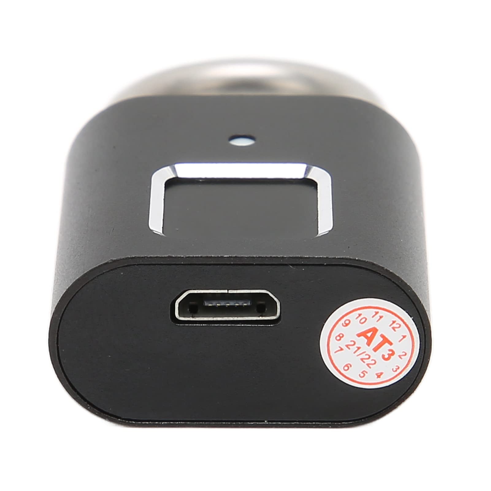 Inteligentna kłódka z czytnikiem linii papilarnych, zabezpieczenie biometryczne blokada cyfrowa Wodoszczelne ładowanie USB do walizek Torebki Szafki szkolne
