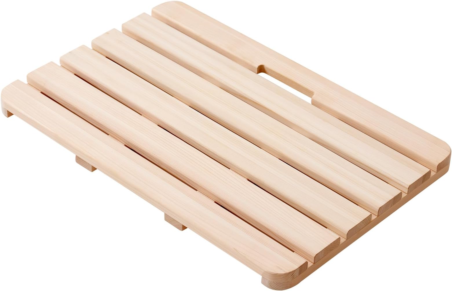 Hinoki Wood Shower and Bath Mat, Medium Size Home & Kitchen