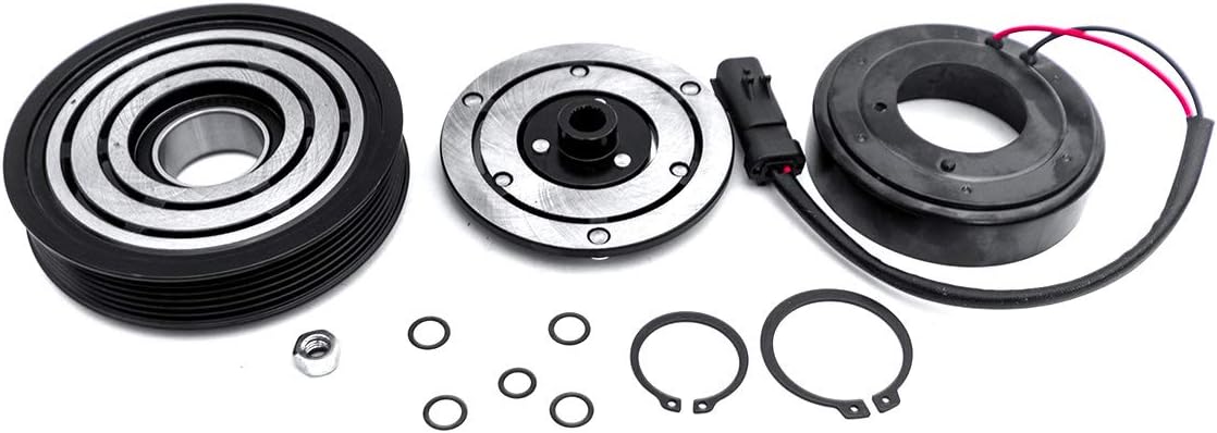 FKG AC Compressor Clutch Assembly Repair Kit 55037466 Fit for 2002-2005 Jeep Liberty 3.7L, 2002 Jeep Liberty 2.4L