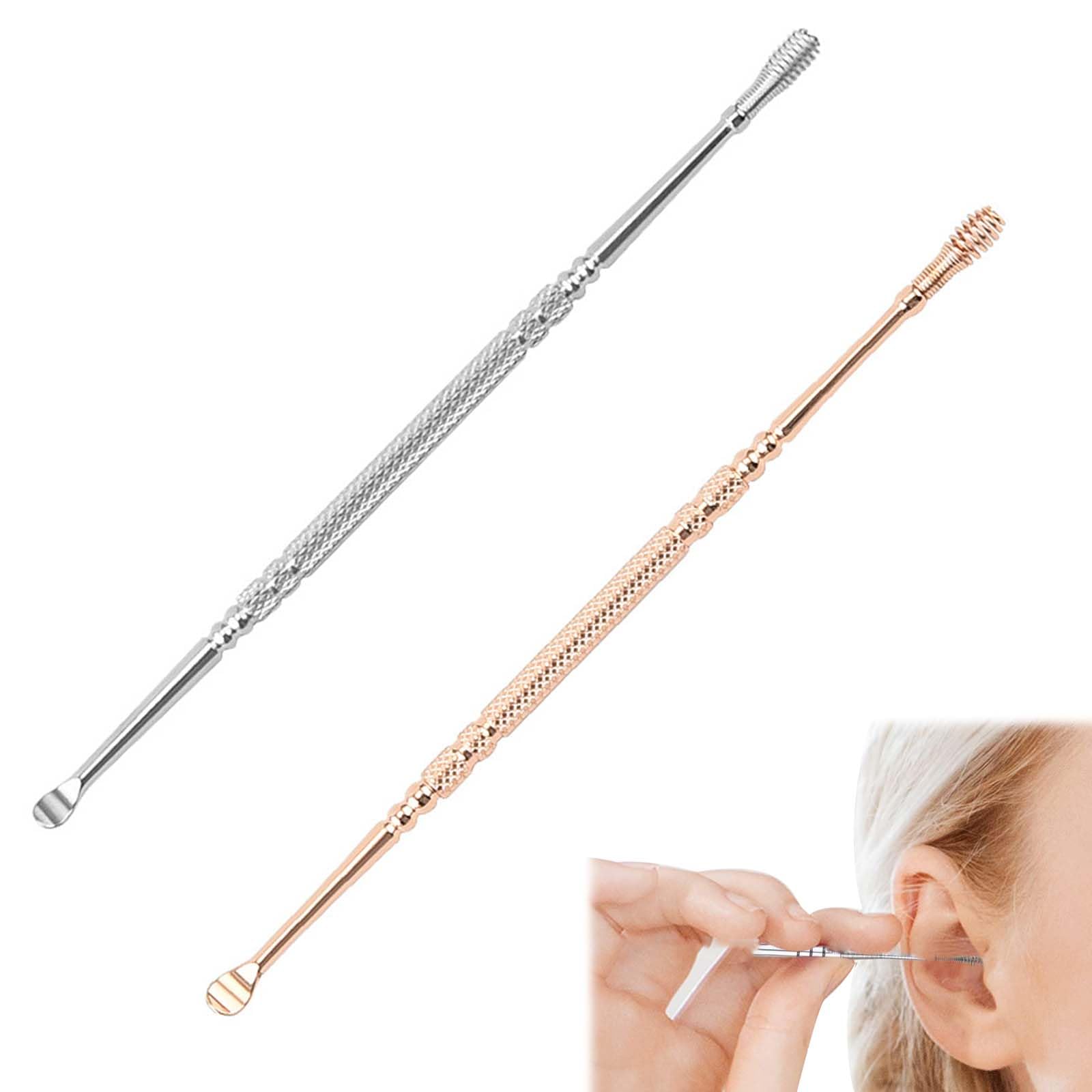 Amazon.co.jp: 耳掻き 【2本】みみかき 耳垢 耳掃除 らせん ダブル  