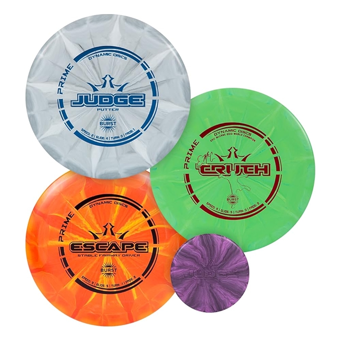 Dynamic Discs Prime Burst 3-Disc Golf Set 儿童成人入门套装