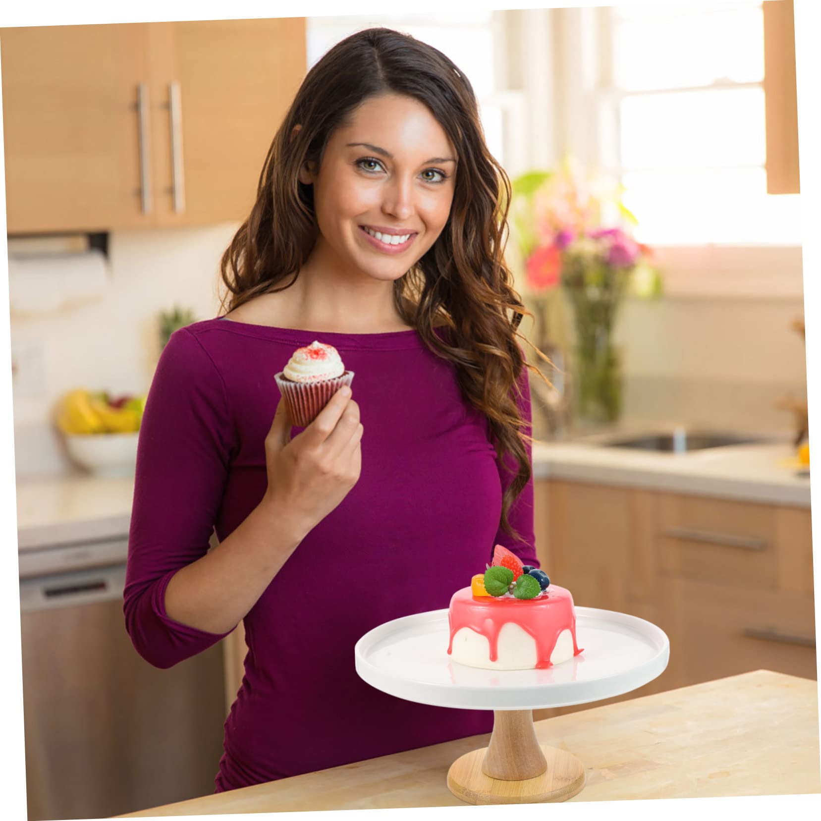 1stück Tortenständer Aus Stabilem Material Für Hochzeiten Und Partys Eleganter Dessert-display Für Kuchen Und Süßigkeiten Mittlere Für Vielseitige Anwendungen