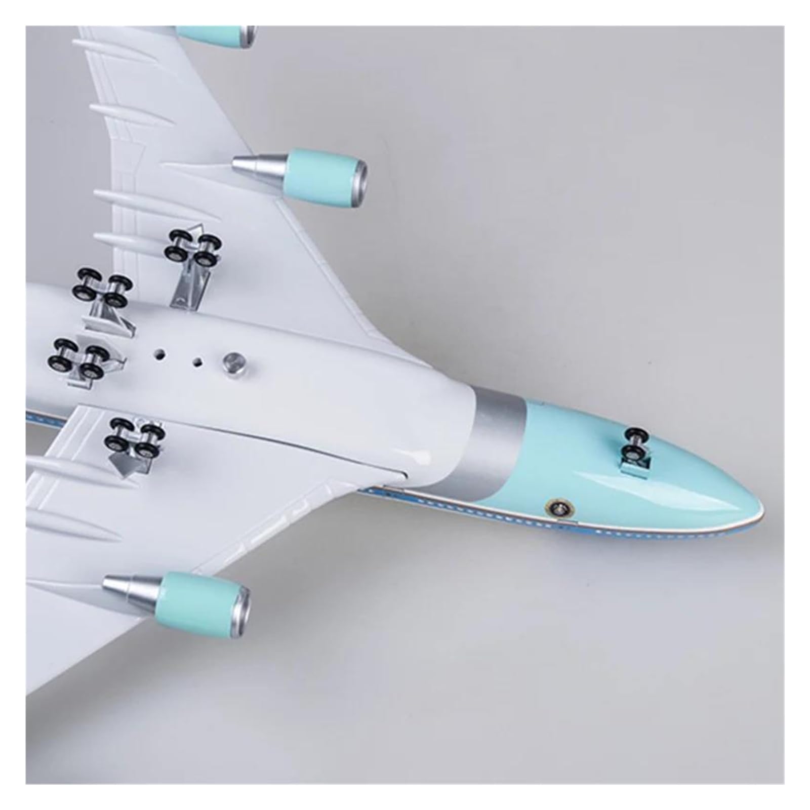 CLMJHG Vintage Classics samolot w skali 1:150 Model samolotu B747 samolot sił powietrznych ze światłem i kołem podwozie linii lotniczych zabawka (bez światła)