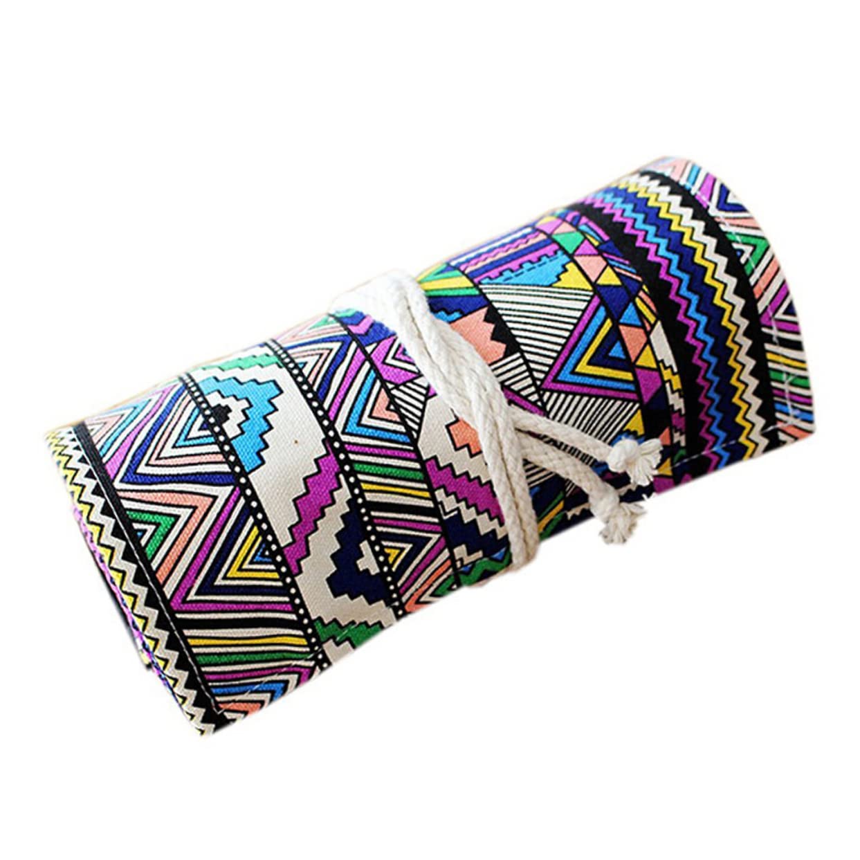 STOBOK 3piezas Estuche Enrollable De Lápices De Ranuras Organizador Portátil para Material De Arte Diseño para Estudiantes y Artistas