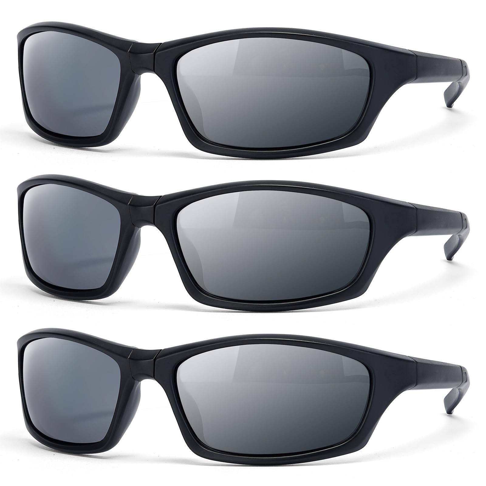 3 Pack Polarized Sunglasses Foldable Sun Glasses UV400 Protection for Men Women