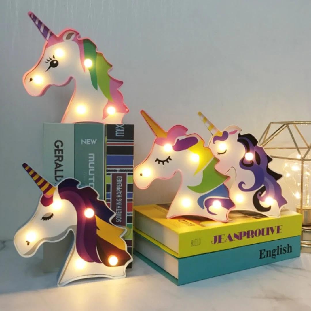 Chronos Mini Marquee Light - Unicorn Face LED Light for Home, Festival, Events, Balcony, Birthday, Many Occasions Decoration-image-20