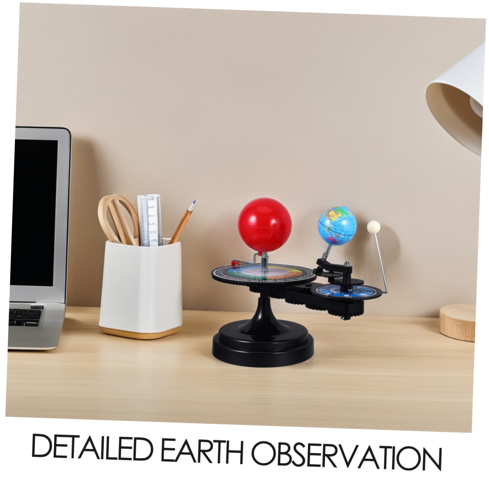 Solarspielzeug Sonnensystem Planetenmodell aus Kunststoff für Kinder | Spielzeug für Sonnensystem, Erde Sonne Mond Bewegungsmodell, für Astronomie Lernen und Unterricht