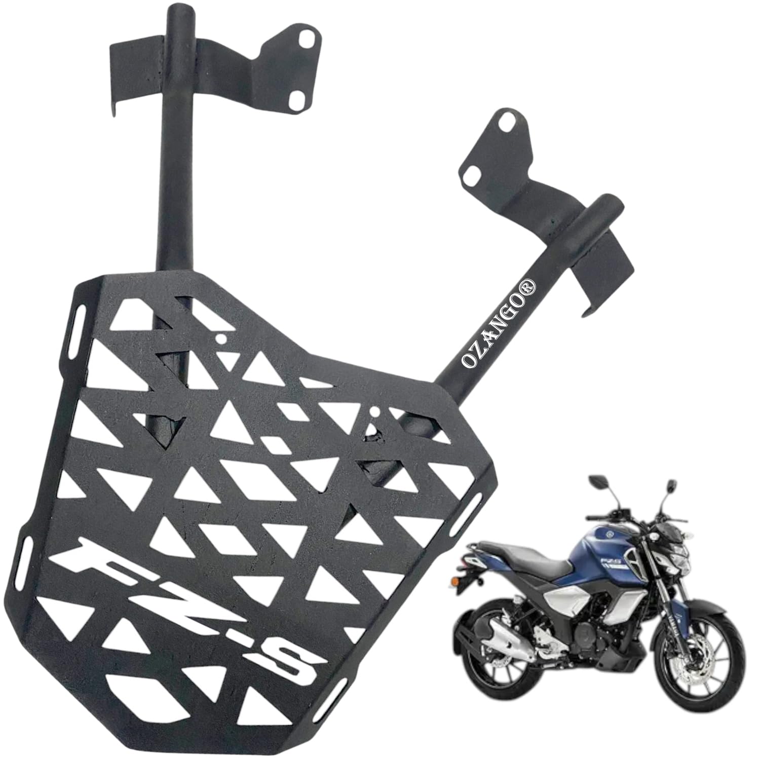 Rear Luggage Rack Bike Big Carrier Base Plate Black Suitable for Yamaha FZ V3