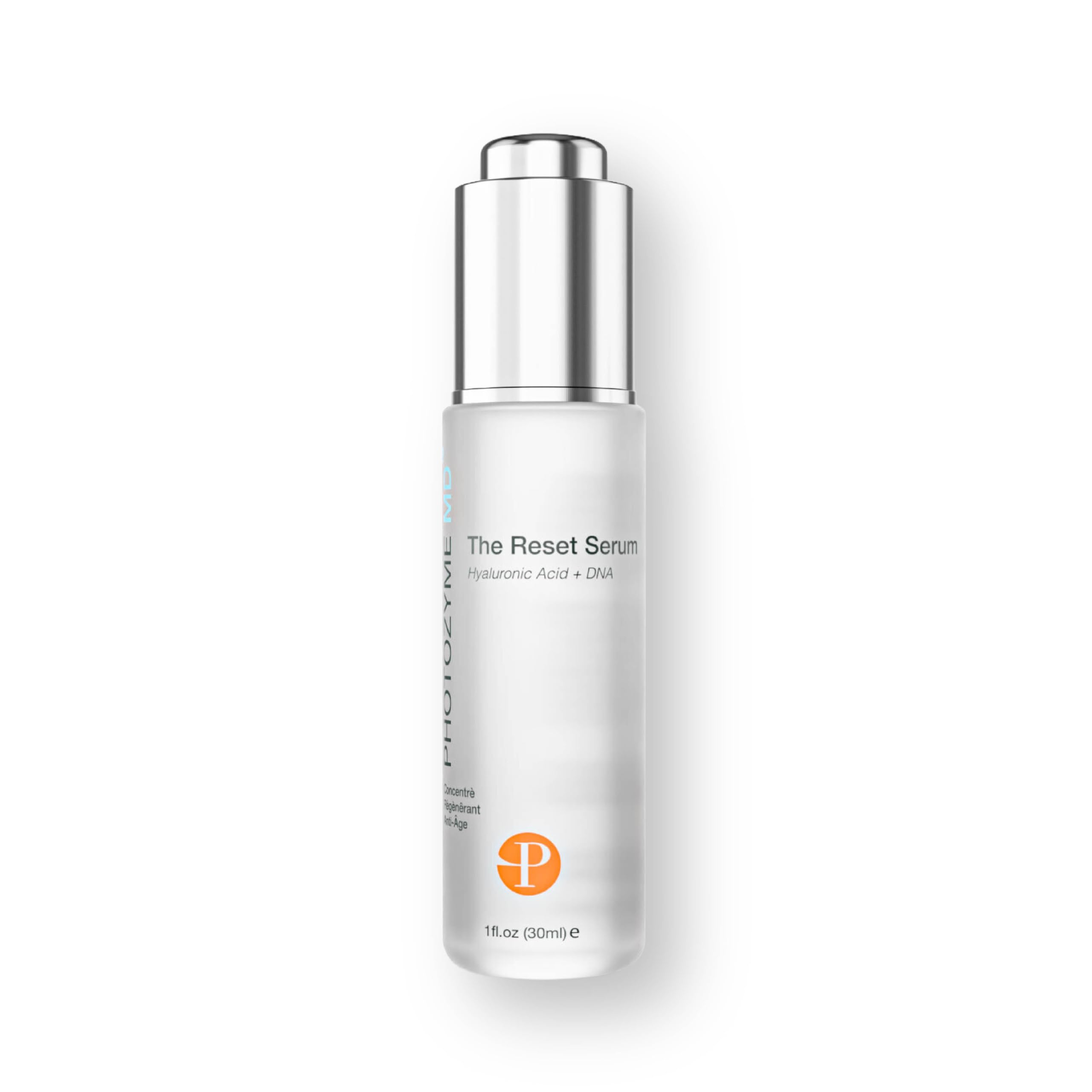 Photozyme The Reset Serum – Hyaluronic Acid + Lightweight Hydrating Serum for Post-Sun Skin Recovery, Plumping & Barrier Support – 1 fl oz