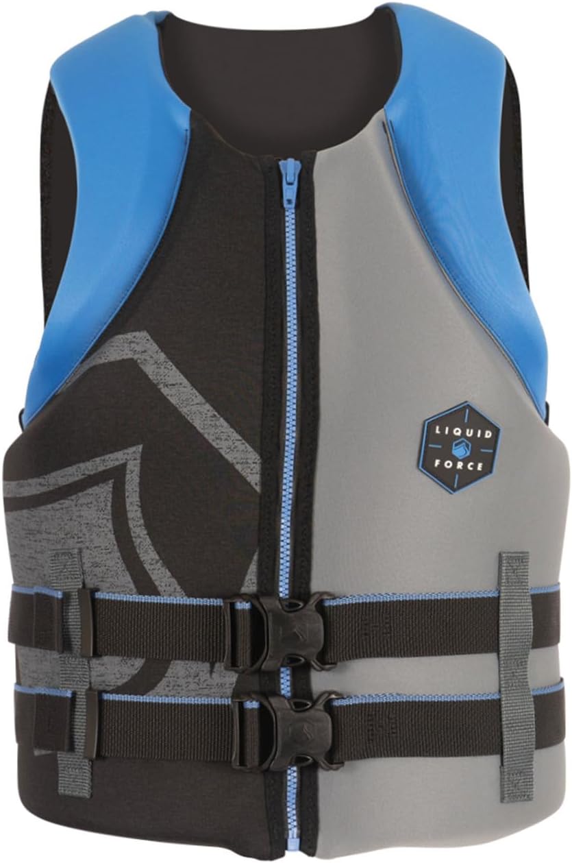 Blue Men's Liquid Force CGA Life Jacket with Hinge