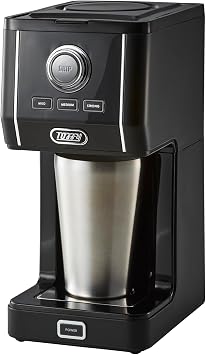 Toffy/Toffy Direct Drip Aroma Coffee Maker K-CM12 - Drips directly into cup, includes tumbler with lid, intermittent extraction, blooming function, vacuum insulation, heat retention, cold retention