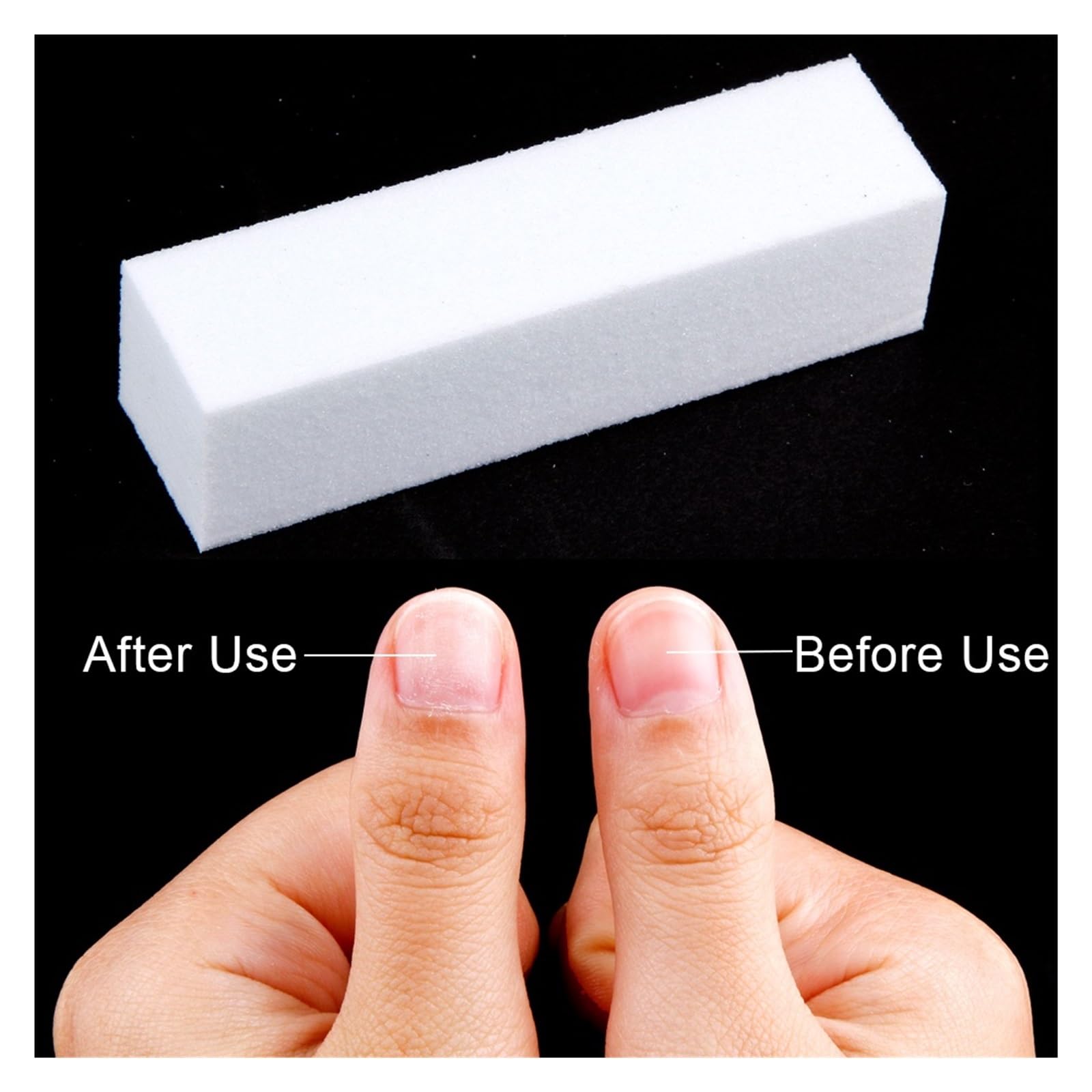 5/10 pezzi Lima for unghie professionale Blocco lucidante for manicure e pedicure Lime for levigatura Spugna lucidante Accessori for nail art(10pcs Blue)
