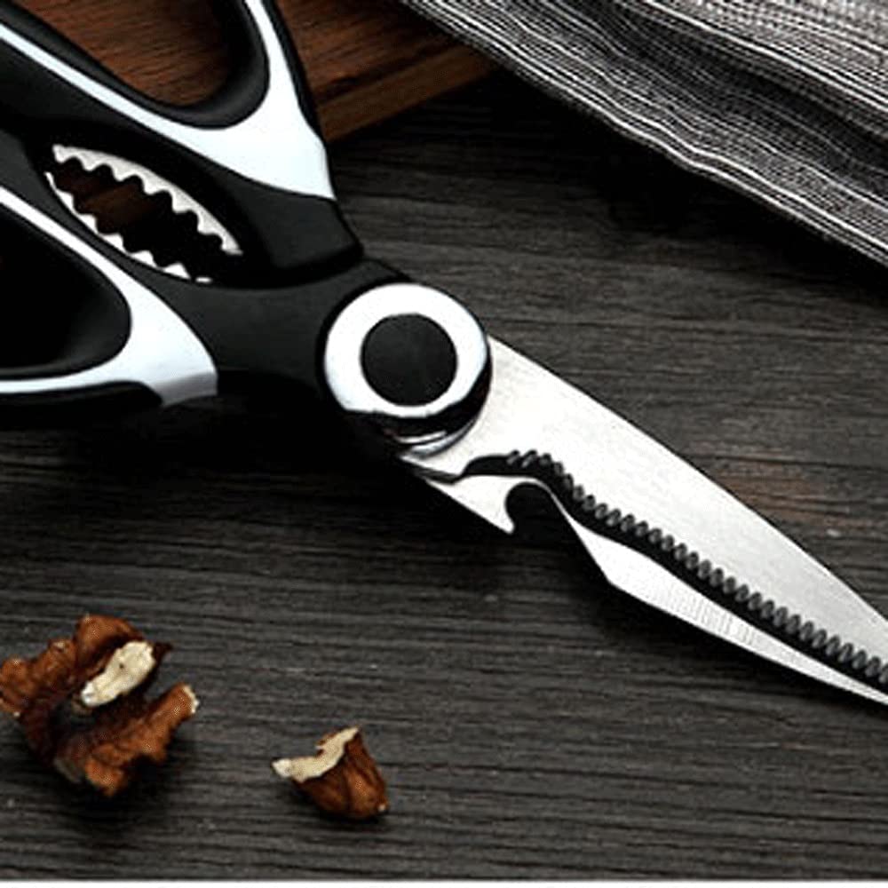 Forbici per insalata Aiuto da cucina Forbici multifunzionali con custodia protettiva, adatte per pollo, carne, erbe e verdure