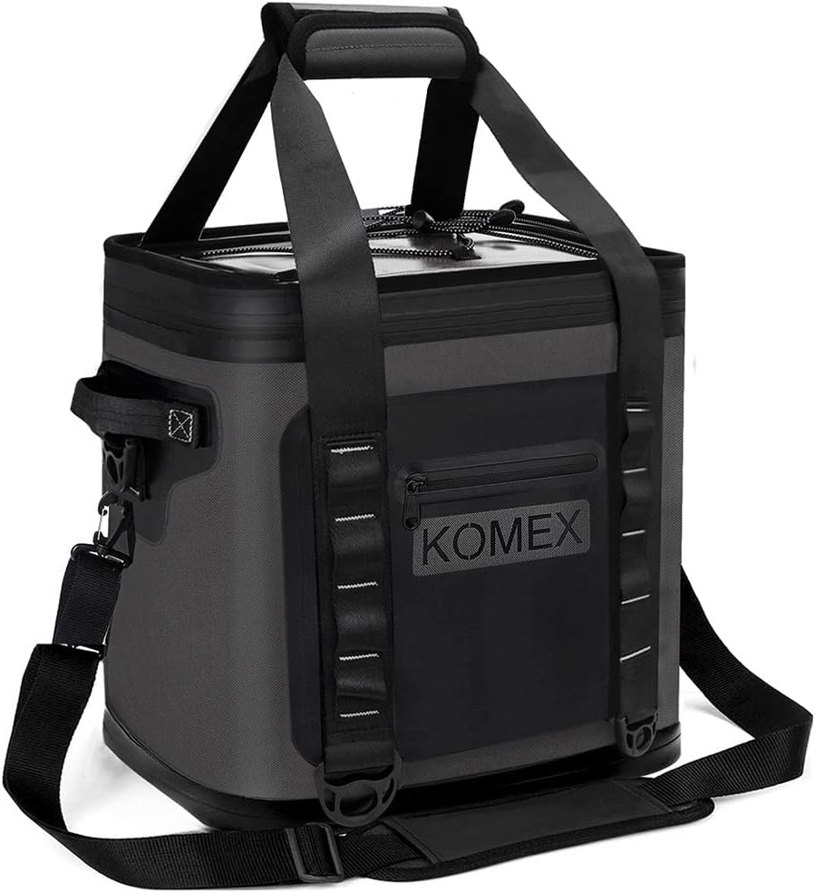 Soft Cooler 30 Can Insulated Soft Sided Soft Pack Cooler 72 Hours Long time Insulation ice Leak-Proof with Heavy Duty Leakproof TPU Material for Outdoor Travel,Hiking Beach Parties