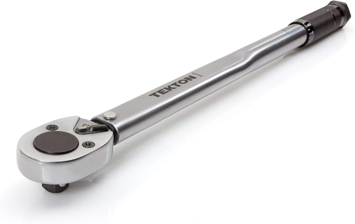 TEKTON 1/2 Inch Drive Micrometer Torque Wrench (10-150 ft.-lb.) | 24335
