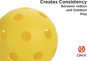 Onix Fuse Pickleballs Ready to Play Durable and Superior Balance for Competitive Play