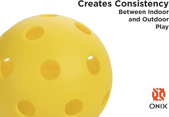 Onix Fuse Pickleballs Ready to Play Durable and Superior Balance for Competitive Play