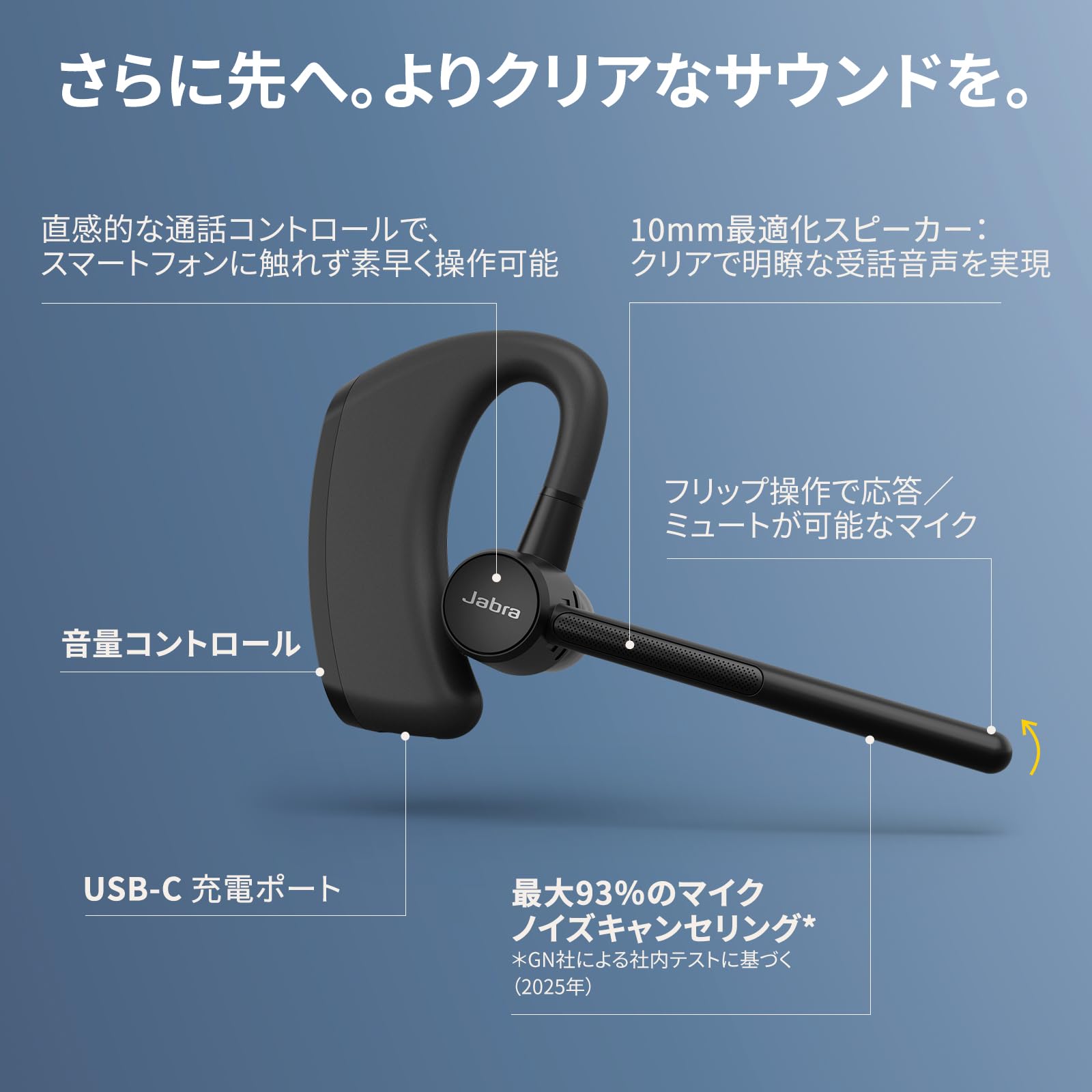 Amazon.co.jp: Jabra Perform Go 4 片耳ワイヤレスヘッドセット
