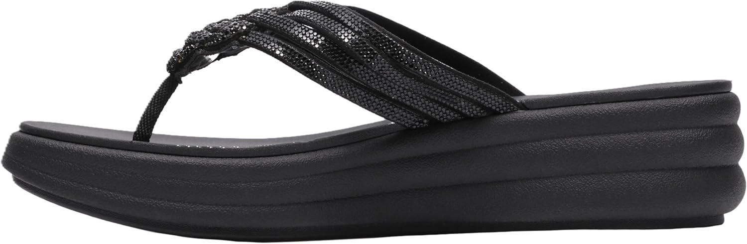 Clarks Women's Drift Gem Cloudsteppers Flip-Flop