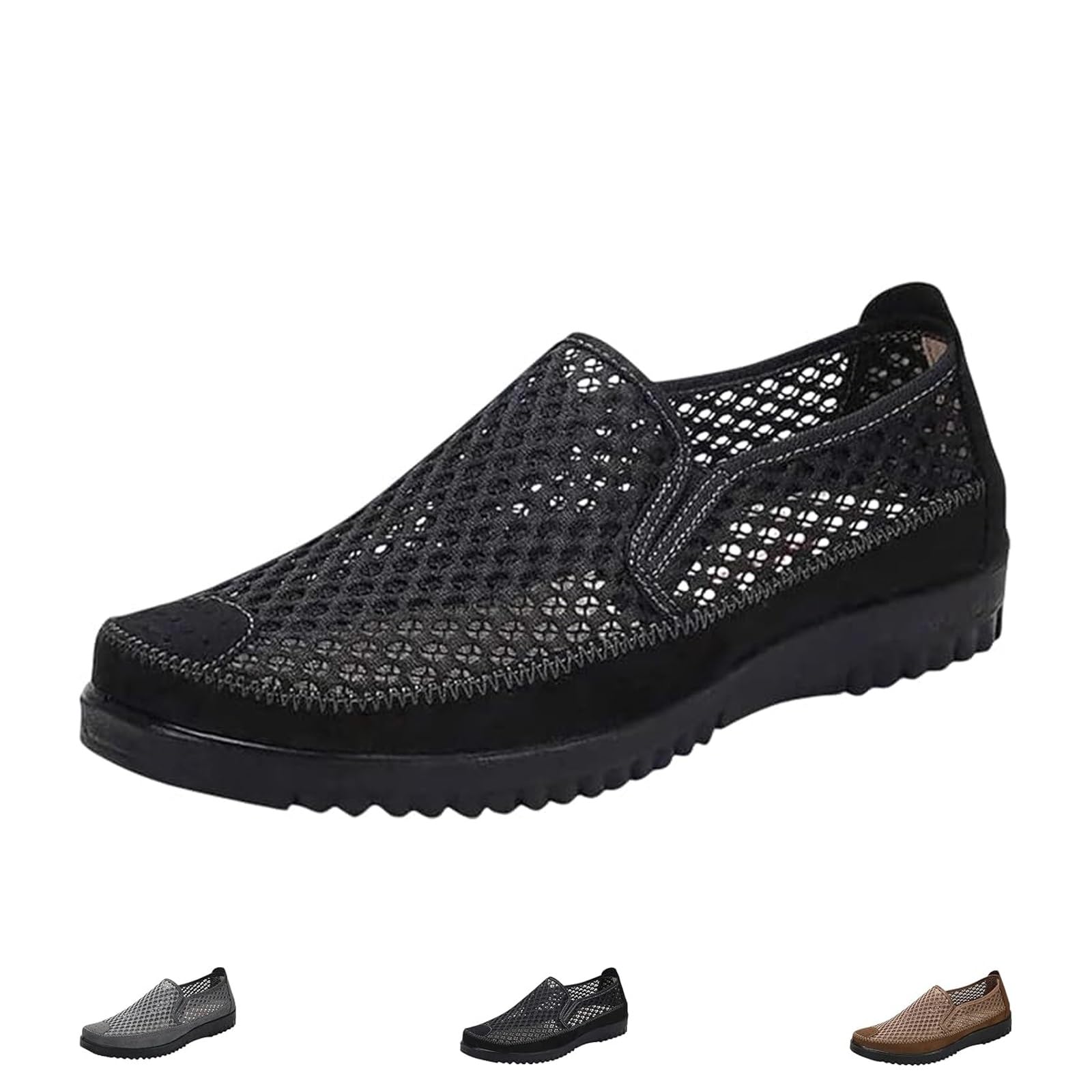 Mocassins à enfiler pour hommes chaussures de marche légères - 8