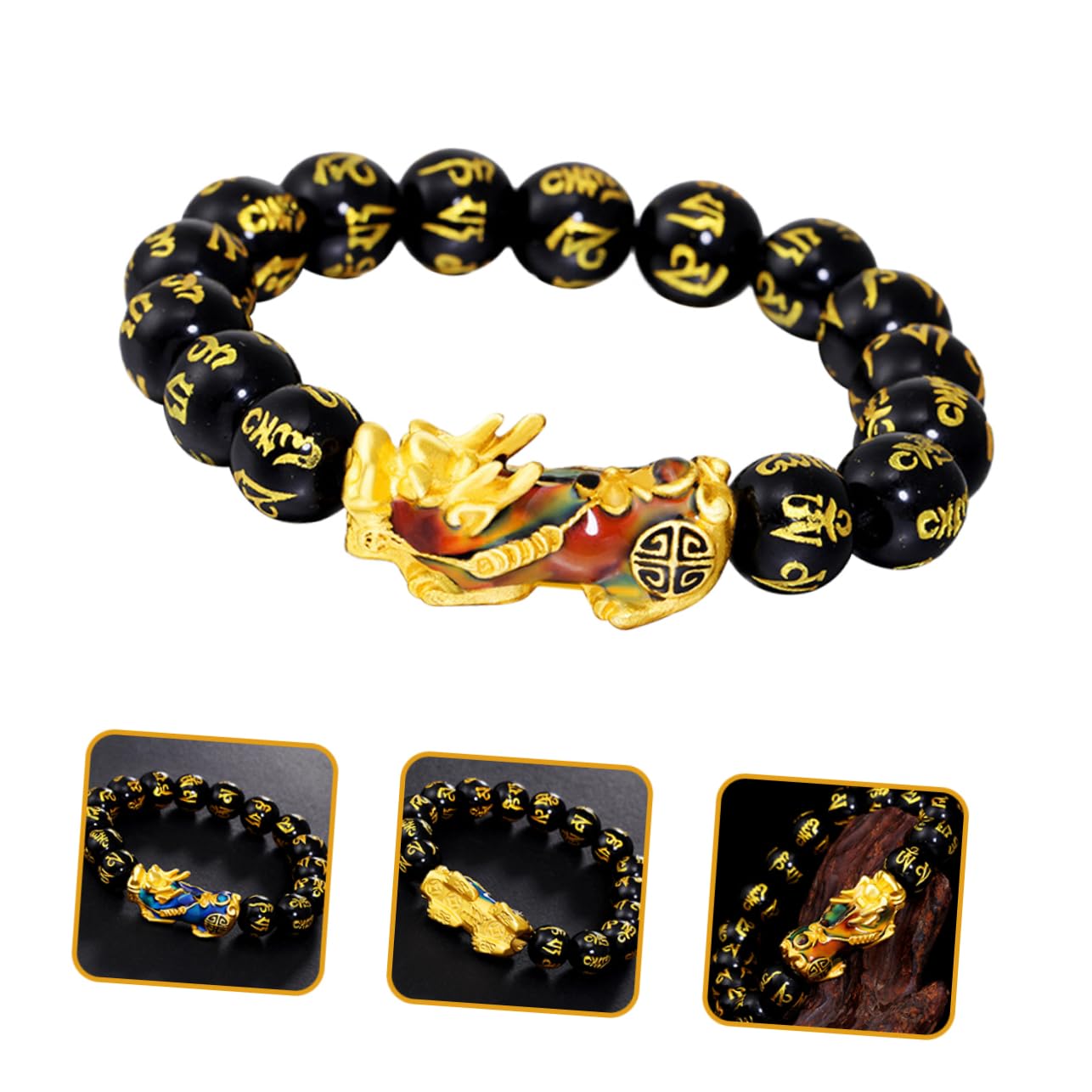 VALICLUD Pulsera Pulseras De Cuentas De Oro s De Novio Para Hombre China De Ágata s De Cuentas Para Hombres De Amuleto De Para Hombre