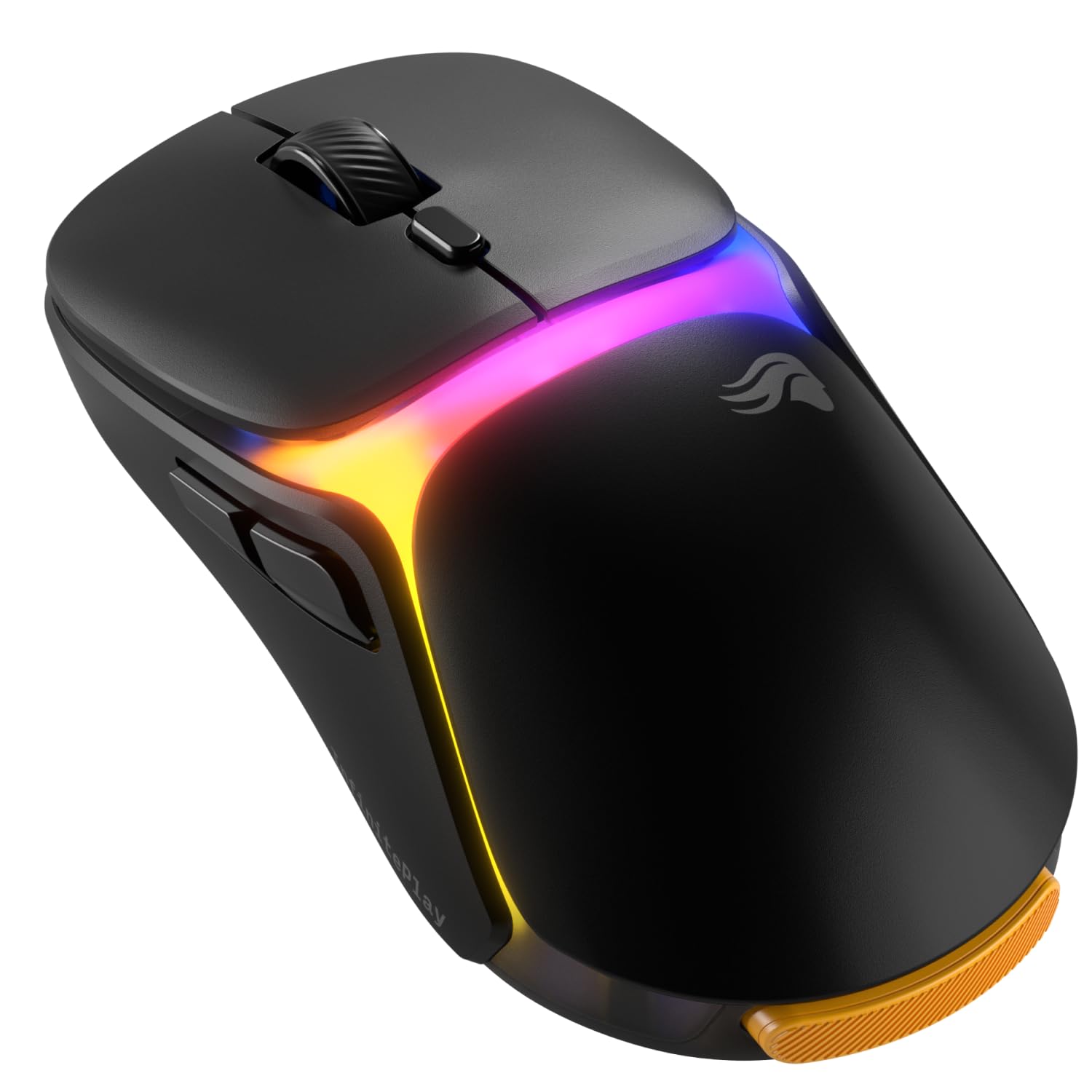 GLORIOUS Gaming – bezprzewodowa mysz gamingowa Model O3 – Wymienne baterie InfinitePlay, raportowanie 8k, przełączniki optyczne na 130M kliknięć, ultralekka: 66 g, Sensor optyczny 30k DPI, RGB – czerń
