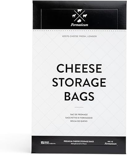 Formaticum - Bolsas de almacenamiento para queso, mantener la charcutería fresca, bolsas de papel de cera
