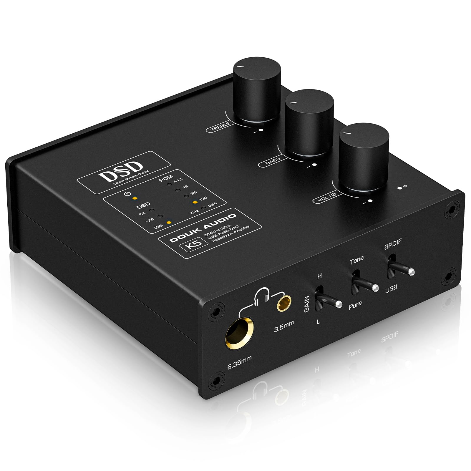 Amazon.co.jp: Nobsound K5 USB DAC & ヘッドホンアンプ デジタル