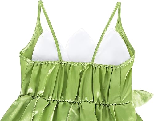 Miniatura 4 de Cotrio Vestidos de princesa para niñas, disfraz de Halloween para fiesta de cumpleaños con coronavarita mágica