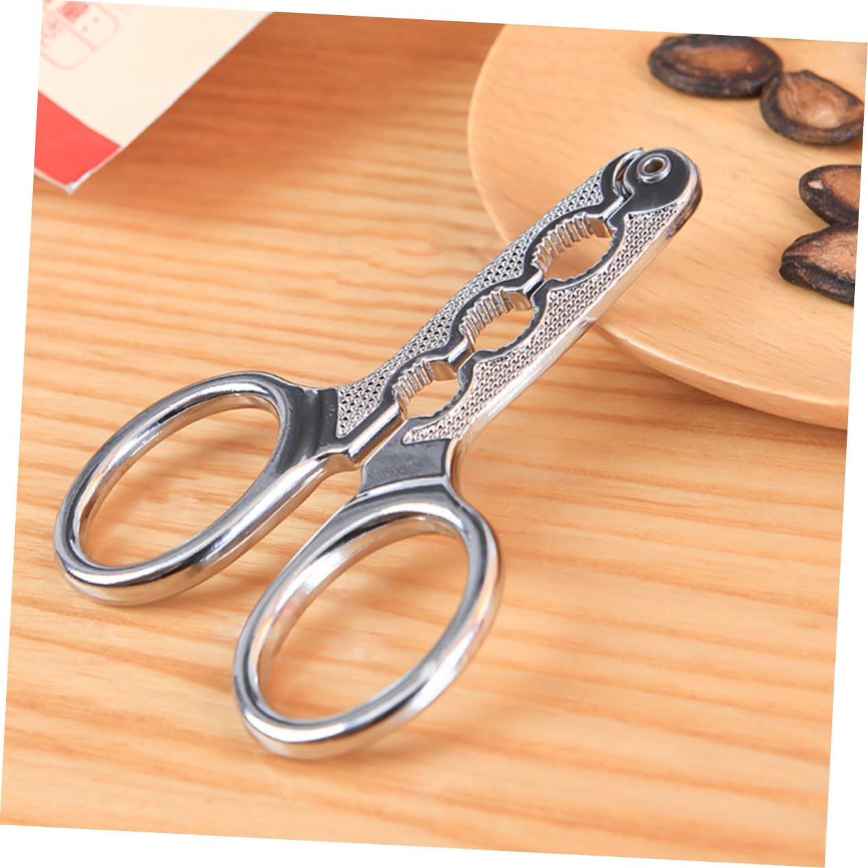 Melon Seed Pliers Sheller Scissor Plier Clamp for Sunflower Seeds Pine Nuts Pumpkins Stainless Steel Easy to Use