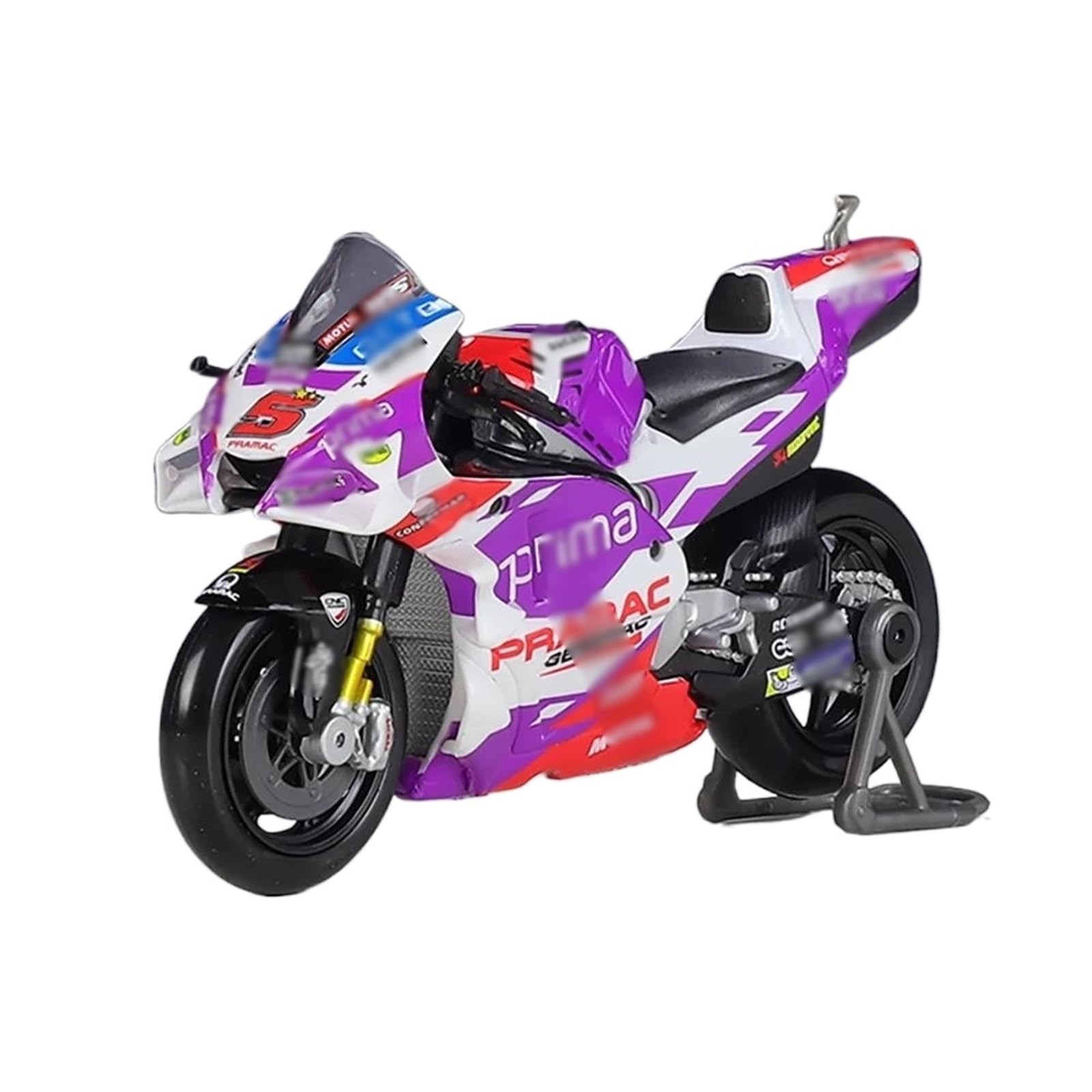 EVURUDie casting motorcycle For Du&cati for Pramac Die-casting 1:18 Scale Simulation Motorcycle Racing Model Collection Souvenir Boy