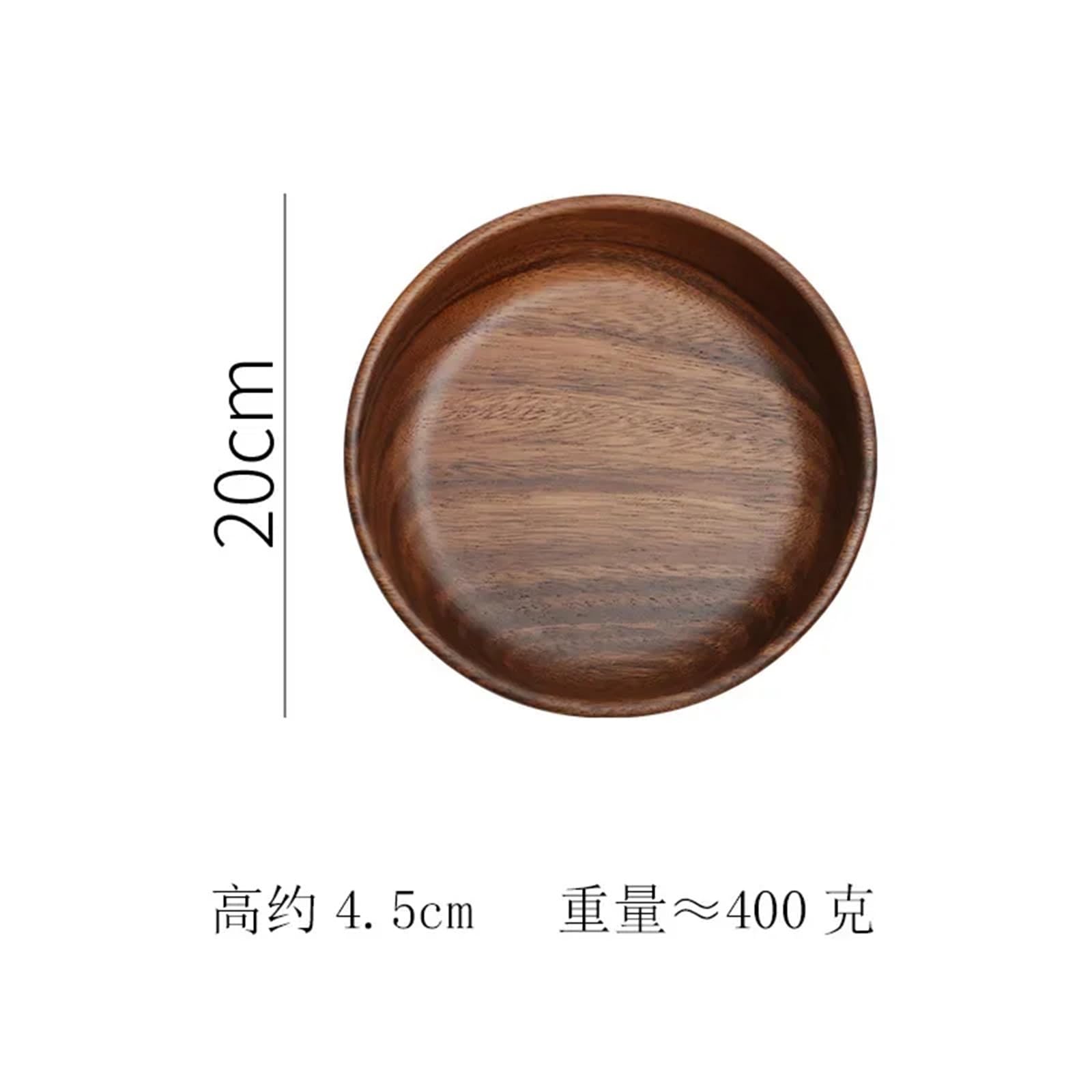 Ensaladera Cuenco de madera maciza, cuenco de barco de nogal, ensaladera de madera creativa, almacenamiento Vintage de frutas, utensilios de cocina for el hogar Para la cocina Ensaladas Postre Meriend